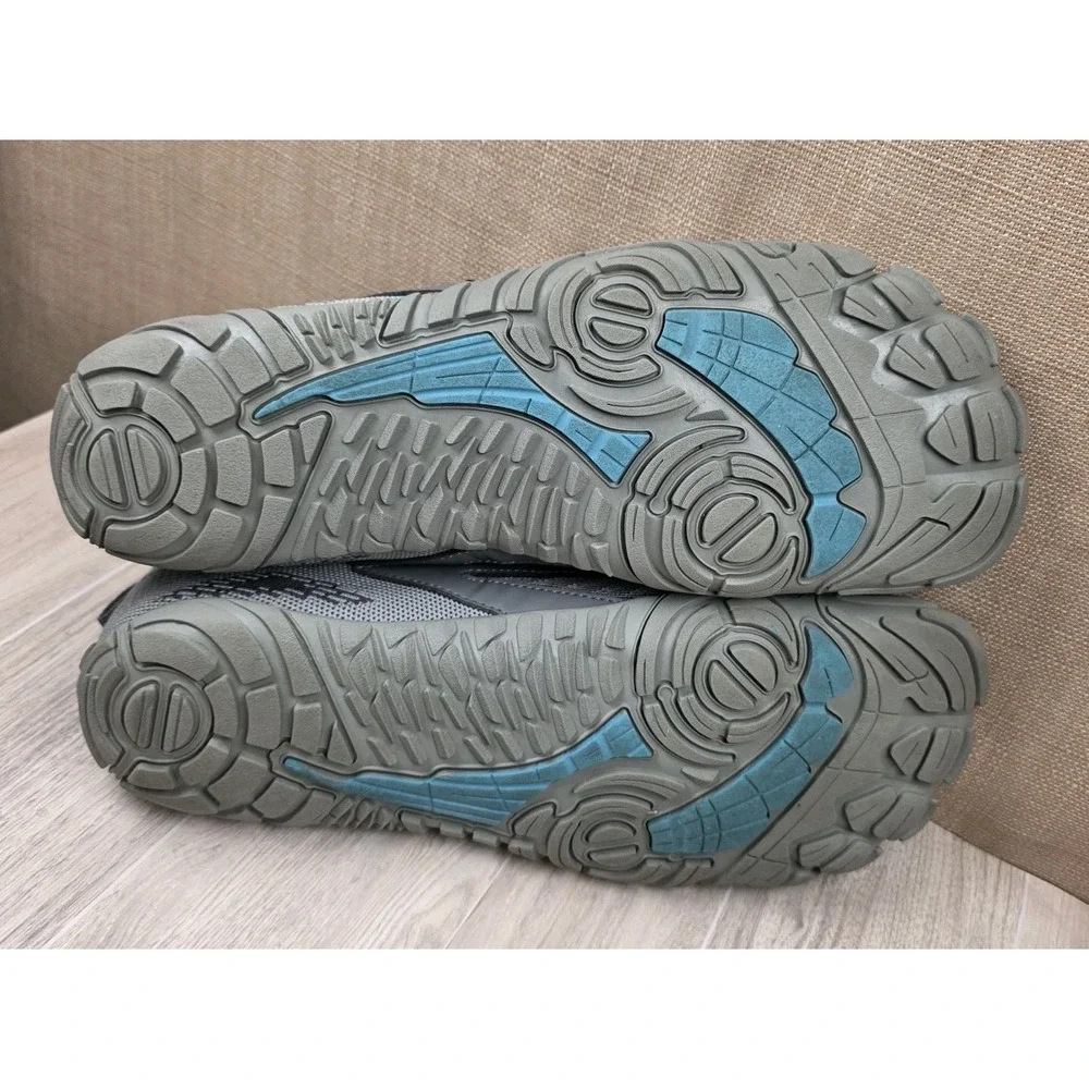 WateLves Men's Water Shoes Gray Quick-Dry Barefoot Aqua Socks Size EU 42 US 9